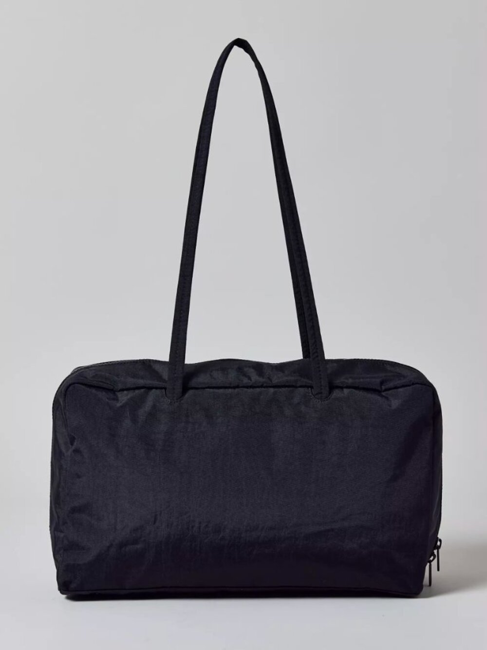 NWT BAGGU Medium Nylon Bowler Bag Black - Picture 3 of 6